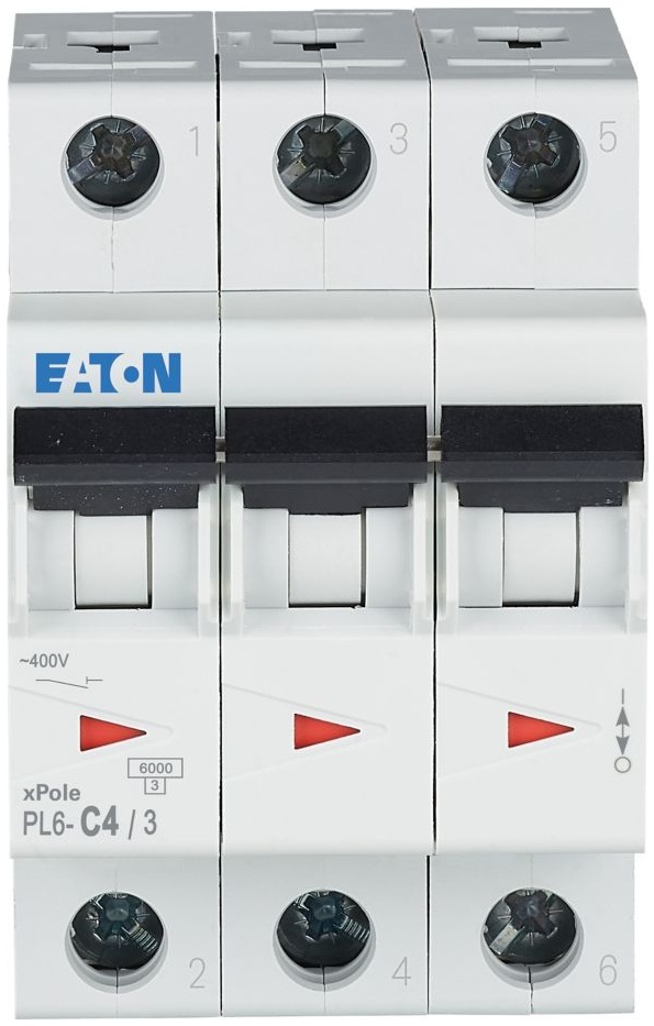 Автоматический выключатель Eaton PL6-C4/3 (286597) цена 1612 грн - фотография 2
