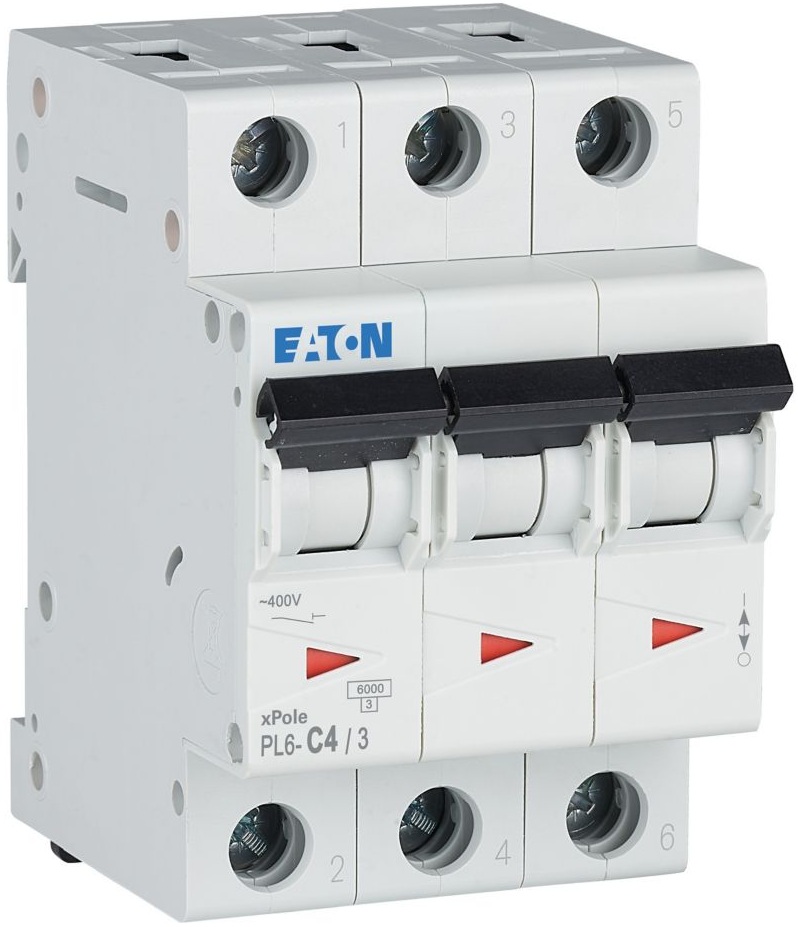 в продаже Автоматический выключатель Eaton PL6-C4/3 (286597) - фото 3