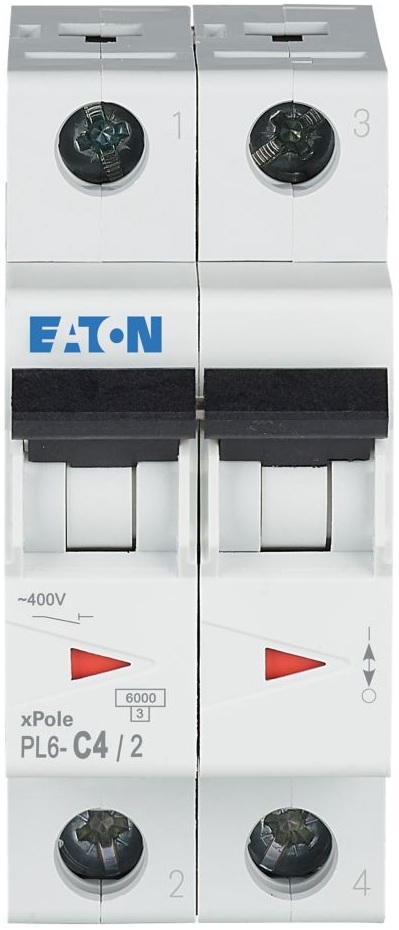 Автоматический выключатель Eaton PL6-C4/2 (286563) цена 1553 грн - фотография 2