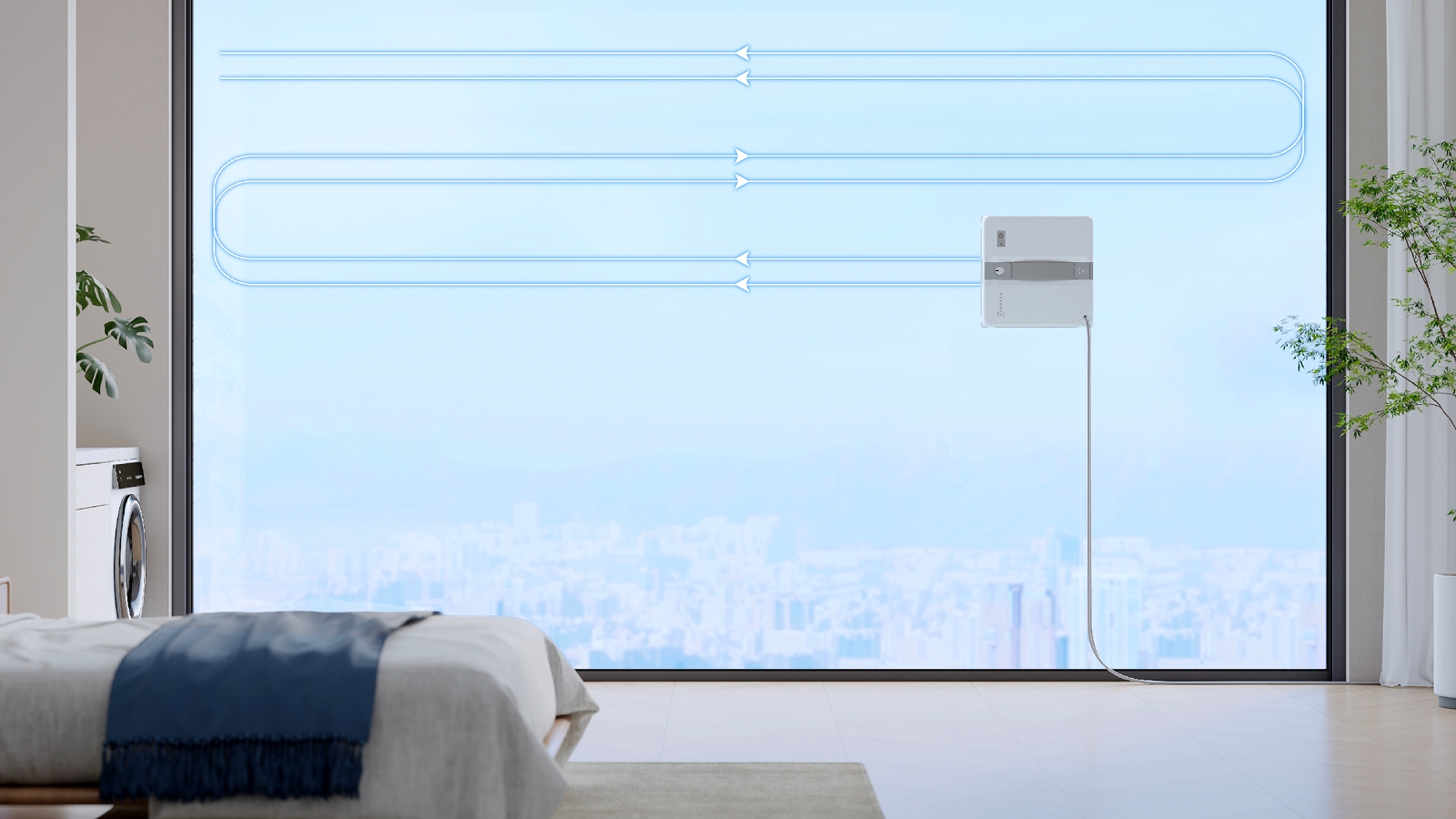 параметры Робот-пылесос для мойка окон Ecovacs Winbot Mini (WG841-01) - фотография 21