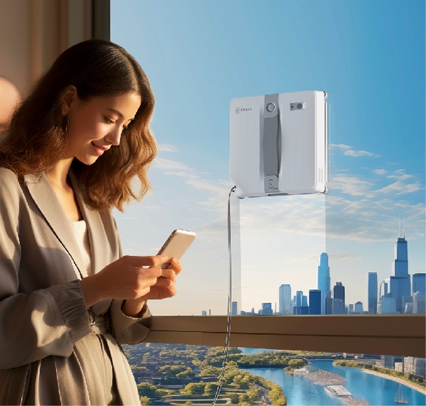 в наличии Робот-пылесос для мойка окон Ecovacs Winbot Mini (WG841-01) в магазине - фото 22