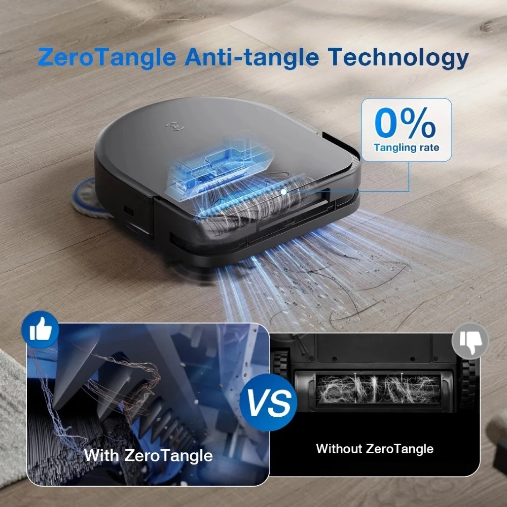 Робот-пилосос Ecovacs Deebot Ozmo X5 Pro Omni (DDX39) Black зовнішній вигляд - фото 9