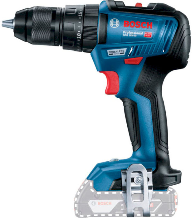 Дрель-шуруповерт Bosch GSB 18V-50 (06019H5106) цена 6156 грн - фотография 2