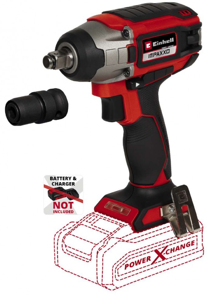 Гайковерт Einhell IMPAXXO 18/230 (4510080) цена 4374 грн - фотография 2