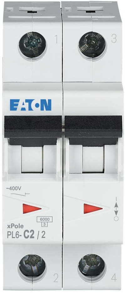 Автоматический выключатель Eaton PL6-C2/2 (286562) цена 1553 грн - фотография 2