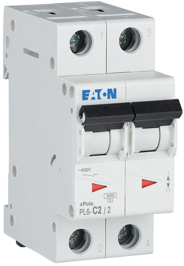 в продаже Автоматический выключатель Eaton PL6-C2/2 (286562) - фото 3