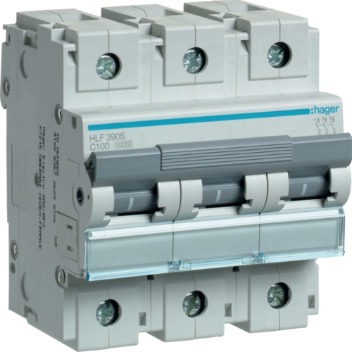 Hager 3P 10kA C-100A 4.5M (HLF390S)