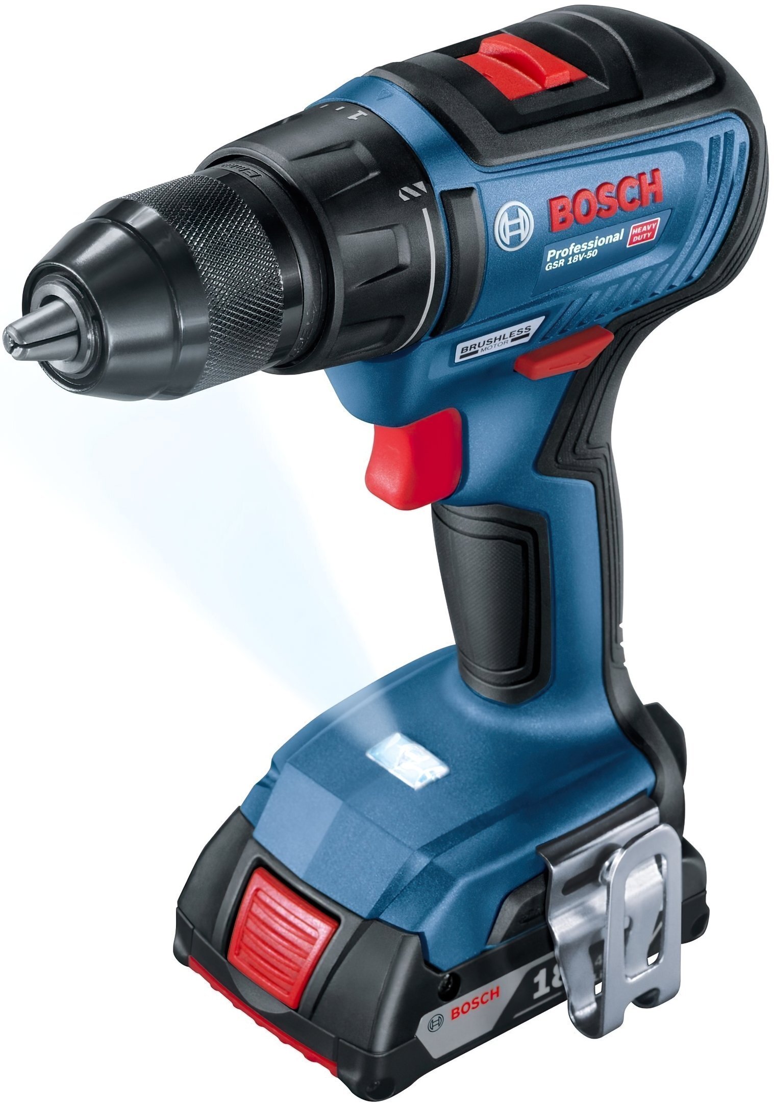 Дрель-шуруповерт Bosch GSR 18V-50 (06019H5004) цена 7986 грн - фотография 2
