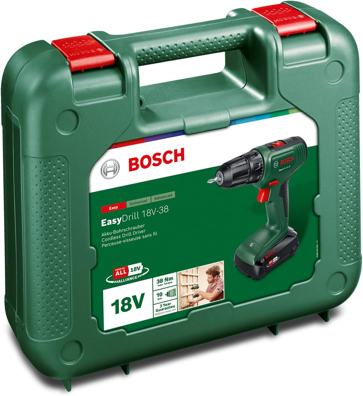 Дрель-шуруповерт Bosch EasyDrill 18V-38 (06039D8003) цена 3780 грн - фотография 2