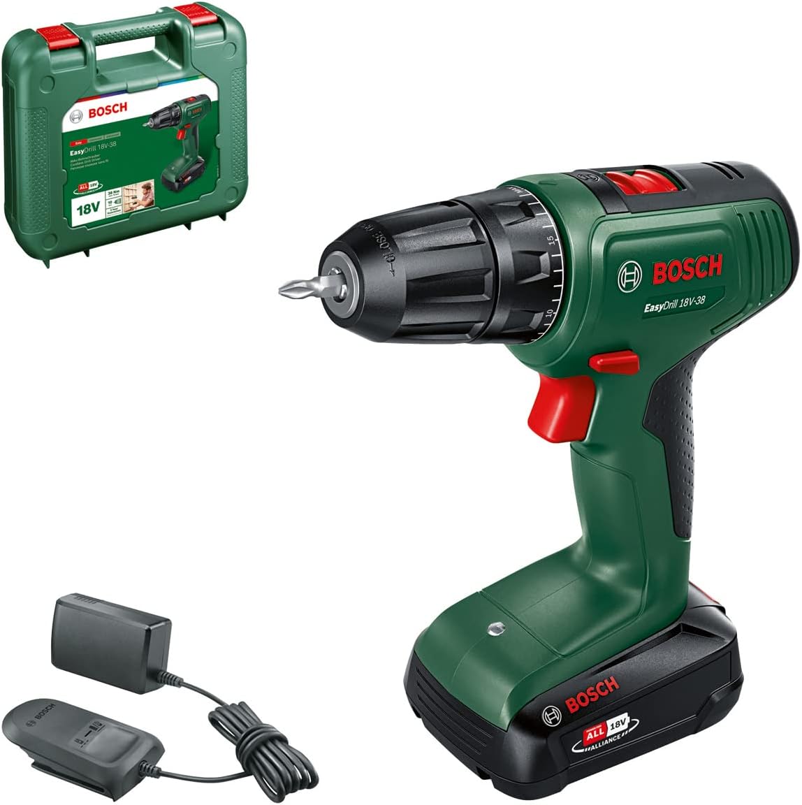 Дрель-шуруповерт Bosch EasyDrill 18V-38 (06039D8003)