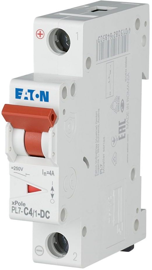 Автоматический выключатель Eaton PL7-C4/1-DC (264885)