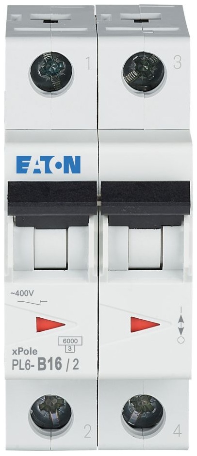 Автоматический выключатель Eaton PL6-B16/2 (286555) цена 809 грн - фотография 2