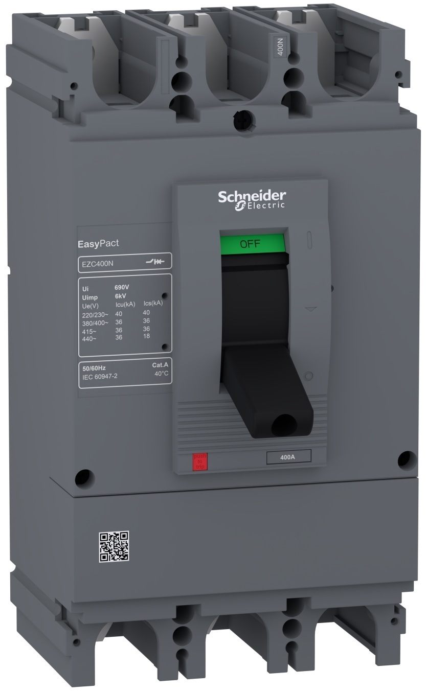 Автоматический выключатель Schneider Electric EasyPact EZC400N 3P3D, 36kA, 320A (EZC400N3320N)