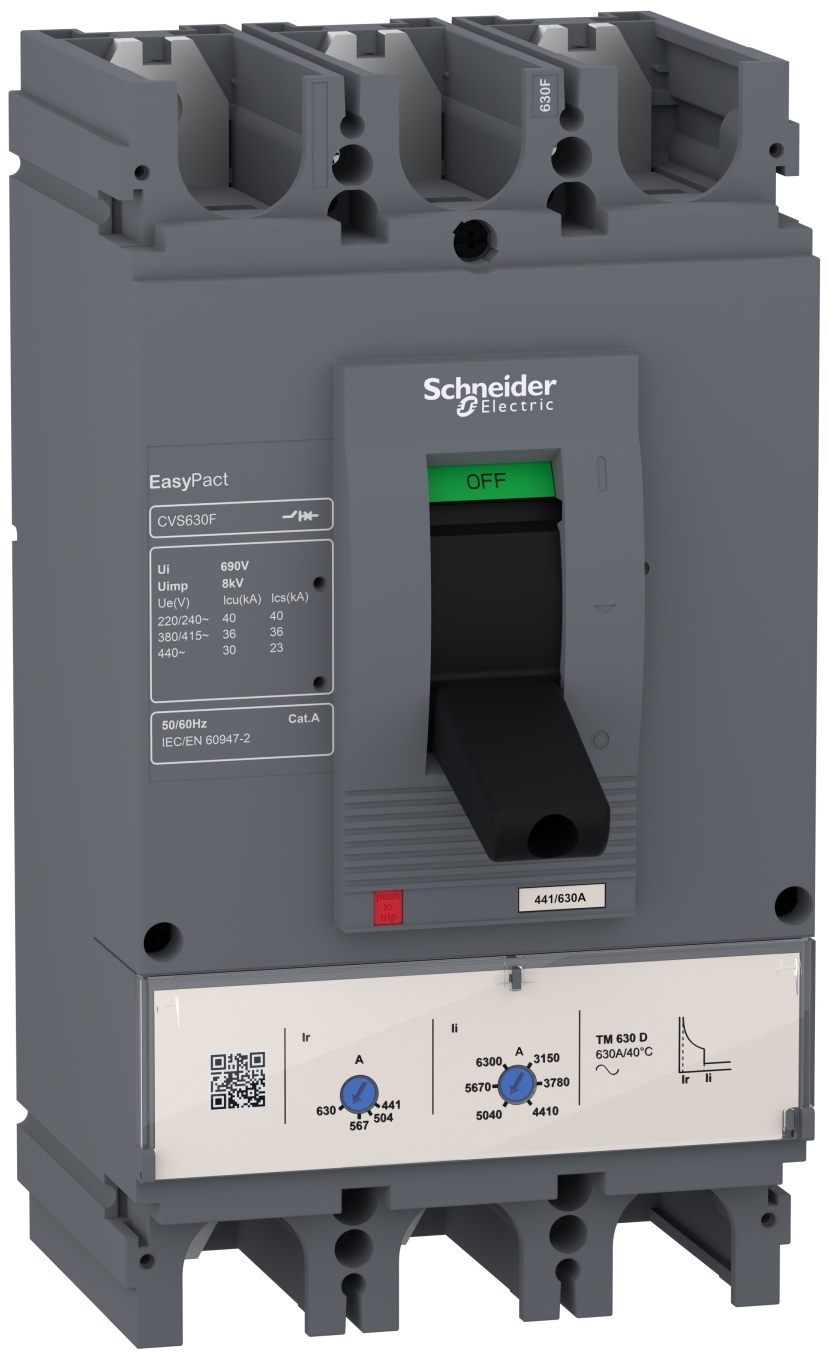 Автоматический выключатель Schneider Electric EasyPact CVS400F TM400D 3P3D (LV540306)