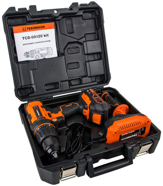 Дрель-шуруповерт Tekhmann TCD-60/i20 kit (848394) отзывы - изображения 5
