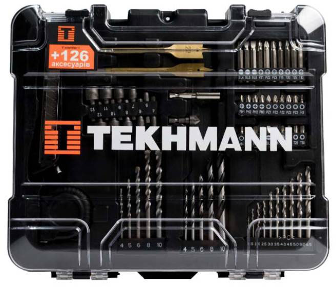 обзор товара Дрель-шуруповерт Tekhmann TCD-45/i20 BS KITBOX (873397) - фотография 12