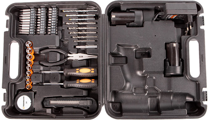 Дрель-шуруповерт Tekhmann TCD-12/2 BS Kit (850979) характеристики - фотография 7