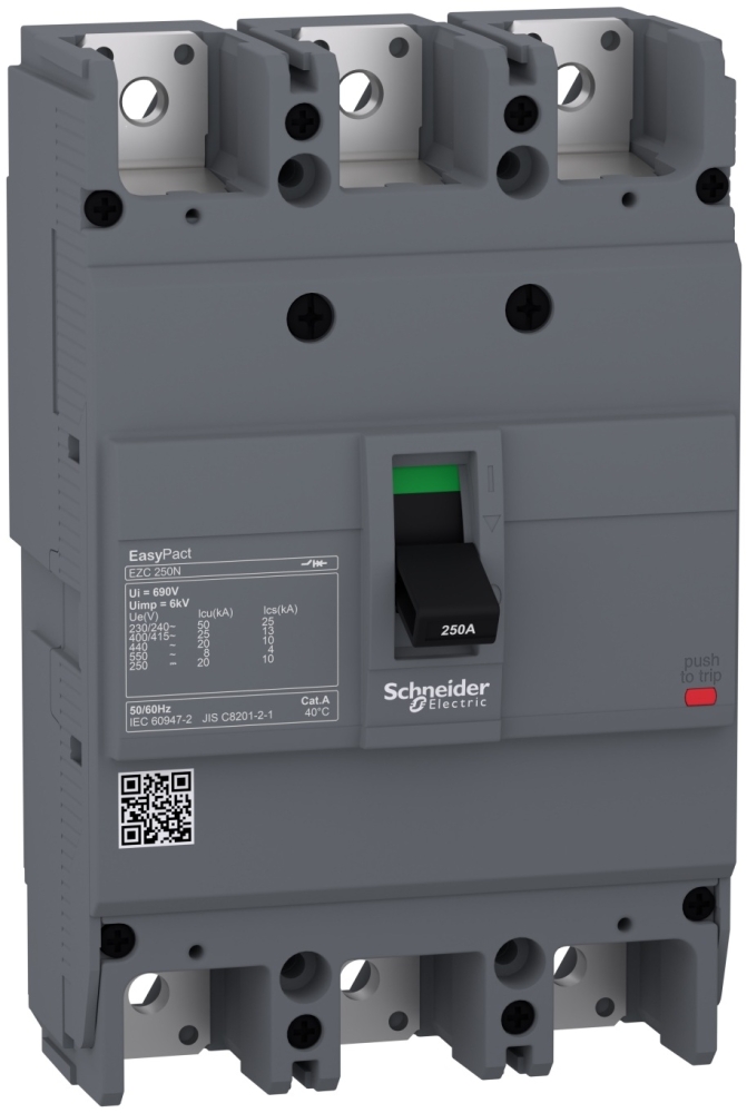 Schneider Electric EasyPact EZC250N 3P3T, 25kA, 160A (EZC250N3160)