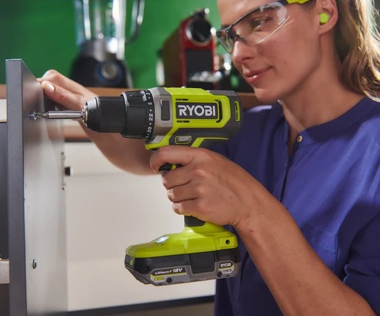 Дрель-шуруповерт Ryobi ONE+ RDD18-2C415S (5133005612) цена 8399 грн - фотография 2