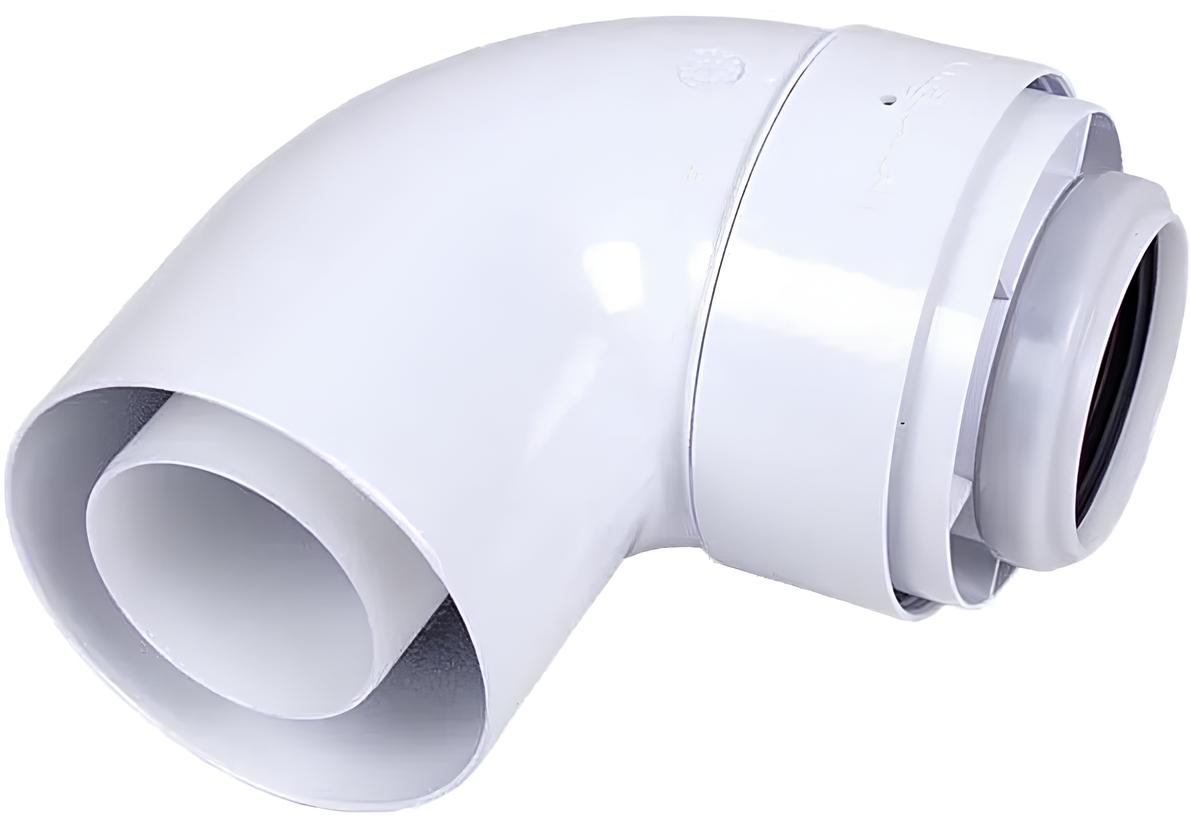 Колено Viessmann AZ 87° 60/100 мм (7373226)