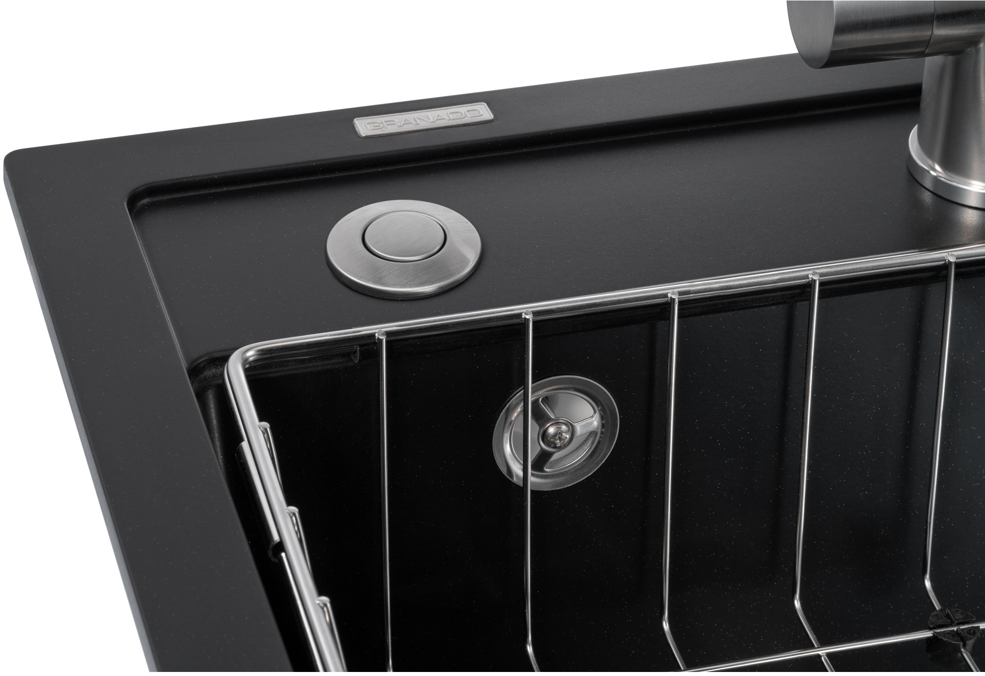 в продажу Кухонна мийка 6 в 1 Granado Royal Lerida Black shine - фото 3