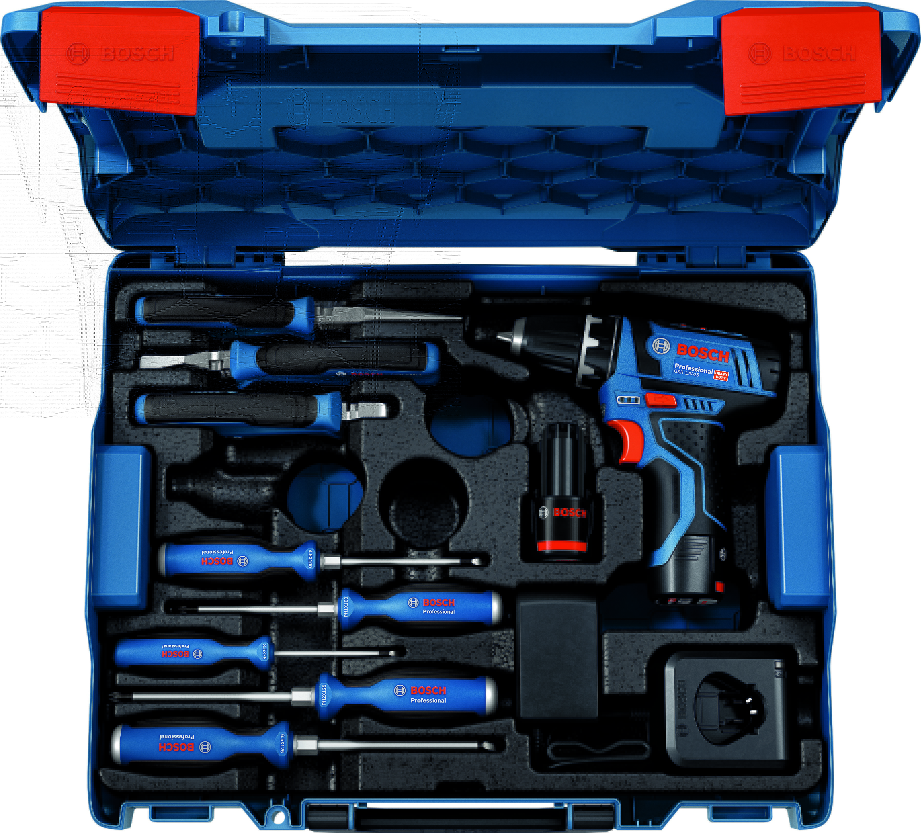 Набір інструментів Bosch Professional GSR 12V-15 (060186810R) ціна 13740 грн - фотографія 2