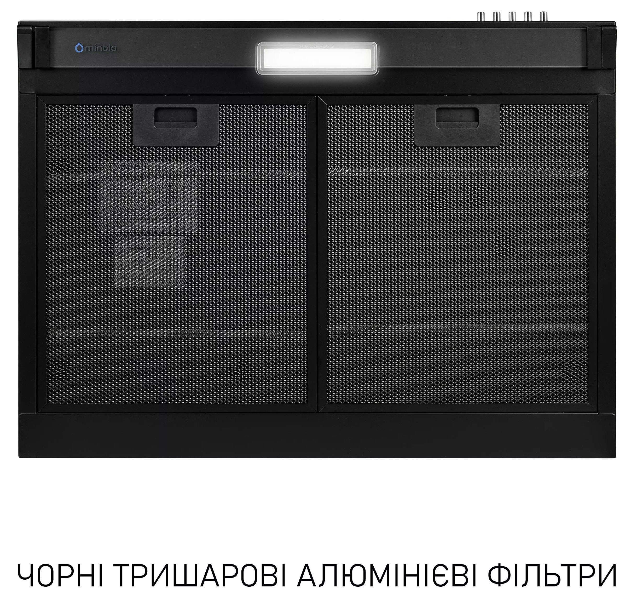 Кухонная вытяжка Minola HPL 6200 BLF отзывы - изображения 5