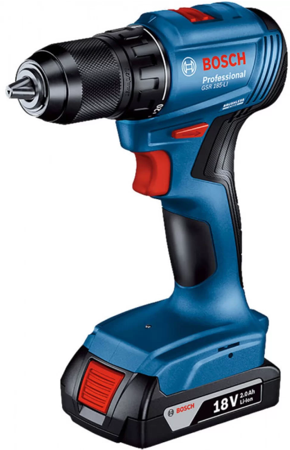 Дрель-шуруповерт Bosch GSB 185-Li (06019K3100) цена 6888 грн - фотография 2