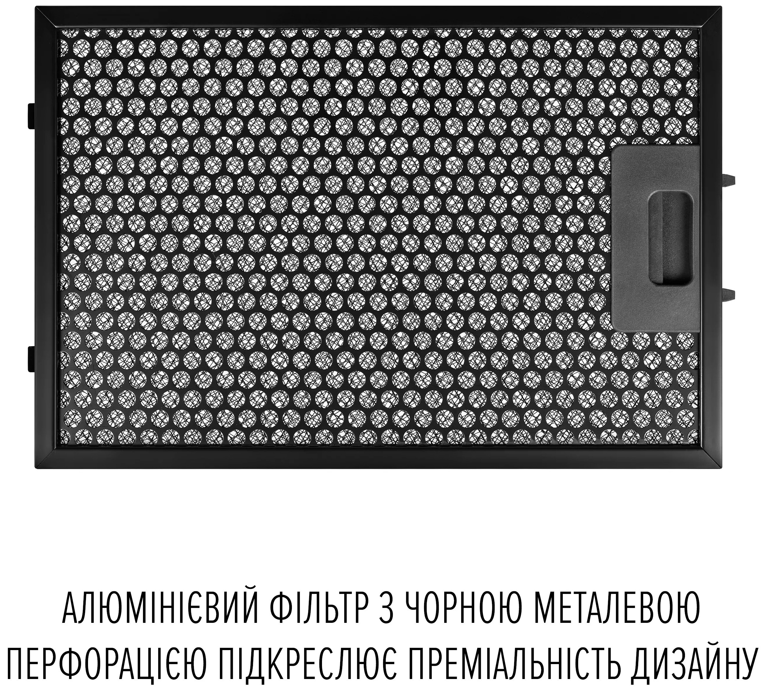 огляд товару Кухонна витяжка Perfelli Design Quadro 36 Nero - фотографія 12