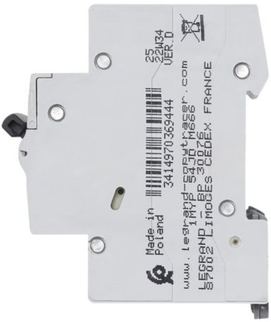 в продаже Автоматический выключатель Legrand RX3 4P, 50A, C, 4.5kA (419746) - фото 3