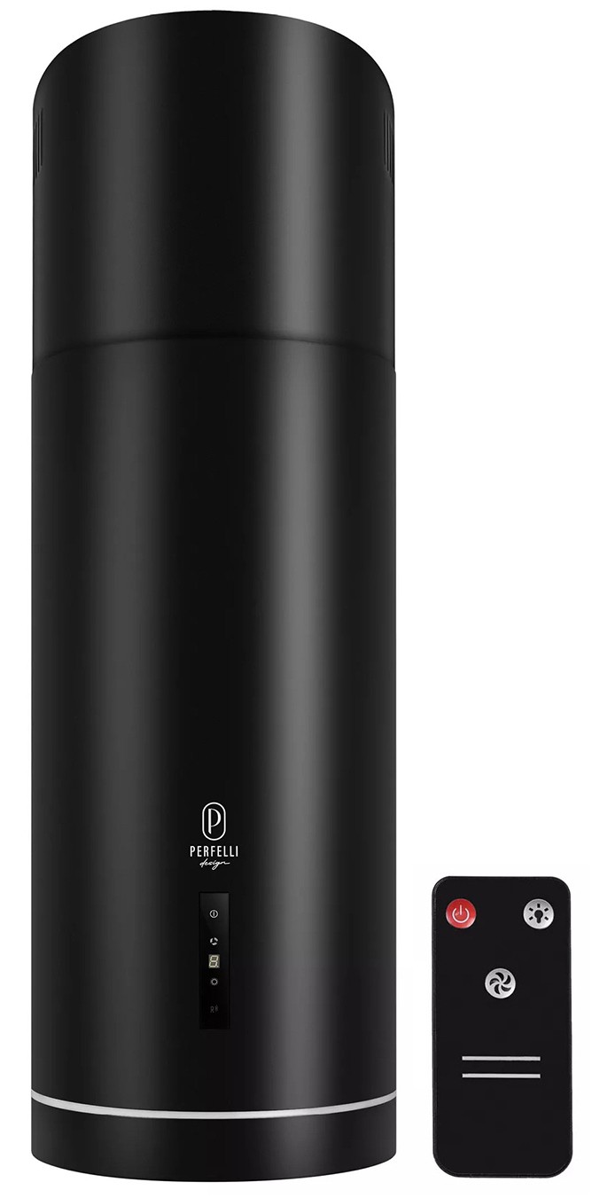 Островная вытяжка Perfelli Design Isola 35 Nero Silenzio