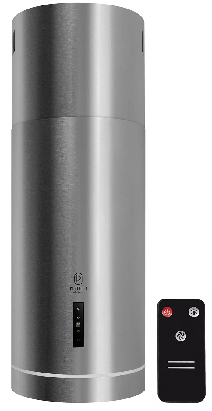 Островная вытяжка Perfelli Design Isola 35 Inox Silenzio