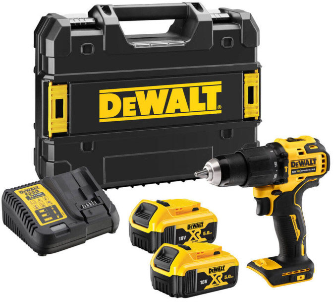 Дрель-шуруповерт Dewalt DCD709P2T цена 15799 грн - фотография 2