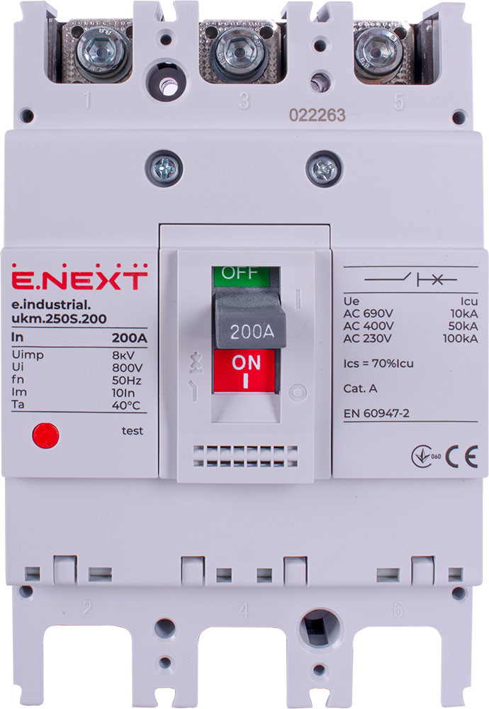 E.NEXT e.industrial.ukm.250S.200, 3p, 200A (i0010008)