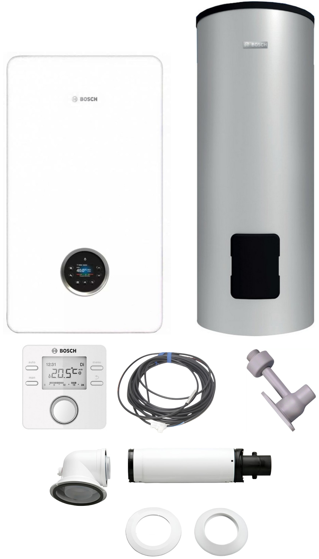 Газовый котел + пакетное предложение Bosch Condens Comfort Paket 4