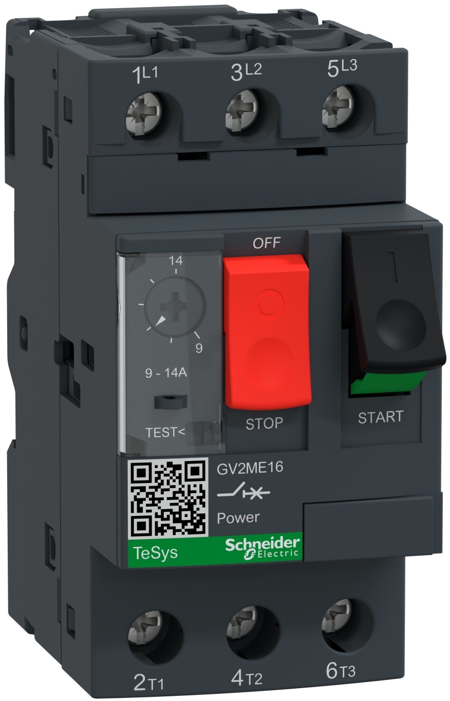 Автоматический выключатель защиты двигателя Schneider Electric TeSys GV2 9-14A (GV2ME16)