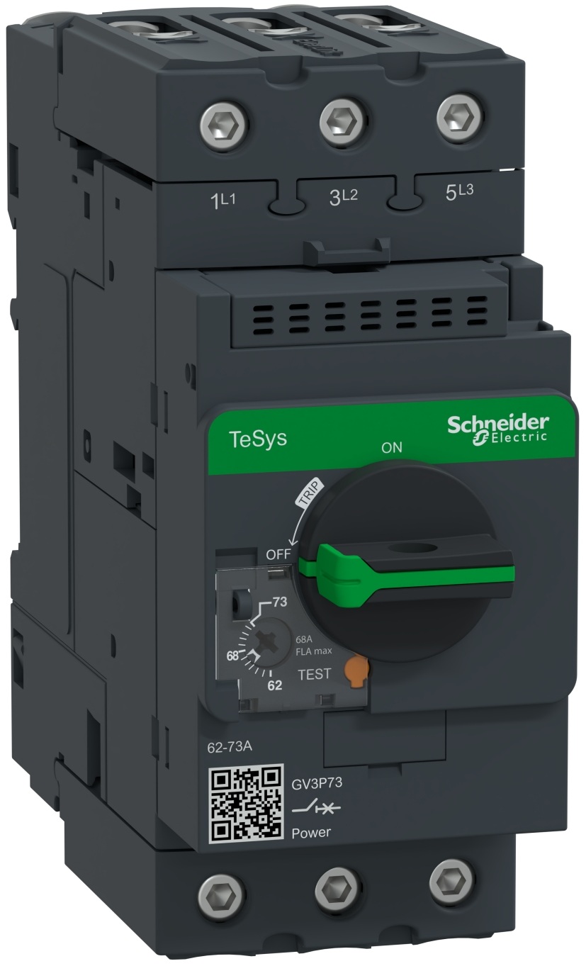 Автоматический выключатель защиты двигателя Schneider Electric TeSys GV3P 62-73A (GV3P73)