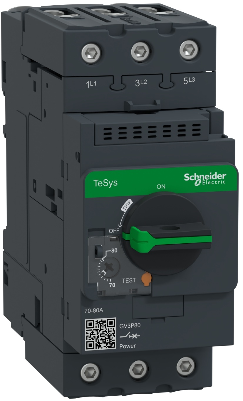 Автоматический выключатель защиты двигателя Schneider Electric TeSys GV3P 70-80A (GV3P80)