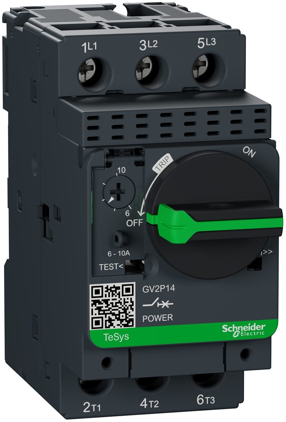 Автоматический выключатель защиты двигателя Schneider Electric TeSys GV2P 6-10A (GV2P14)