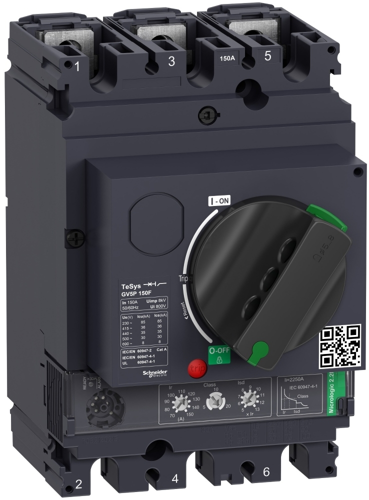 Schneider Electric TeSys GV5P 150A 36kA (GV5P150F)