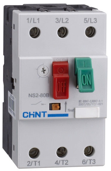 Автоматический выключатель защиты двигателя Chint NS2-80B 40A-63A (495088) в Киеве