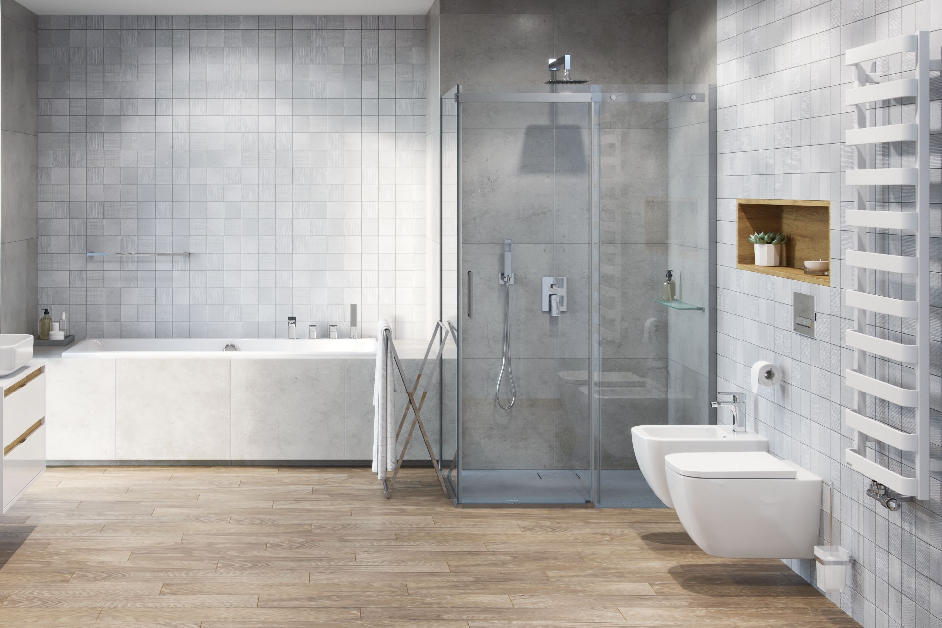 Поддон Excellent Lavano 1400x800 см серый (BREX.1103.140.080.CON) цена 36199 грн - фотография 2