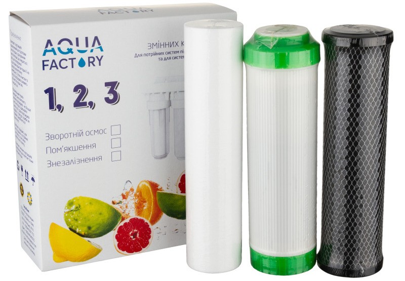 Комплект картриджів Aqua Factory AF(Fe)
