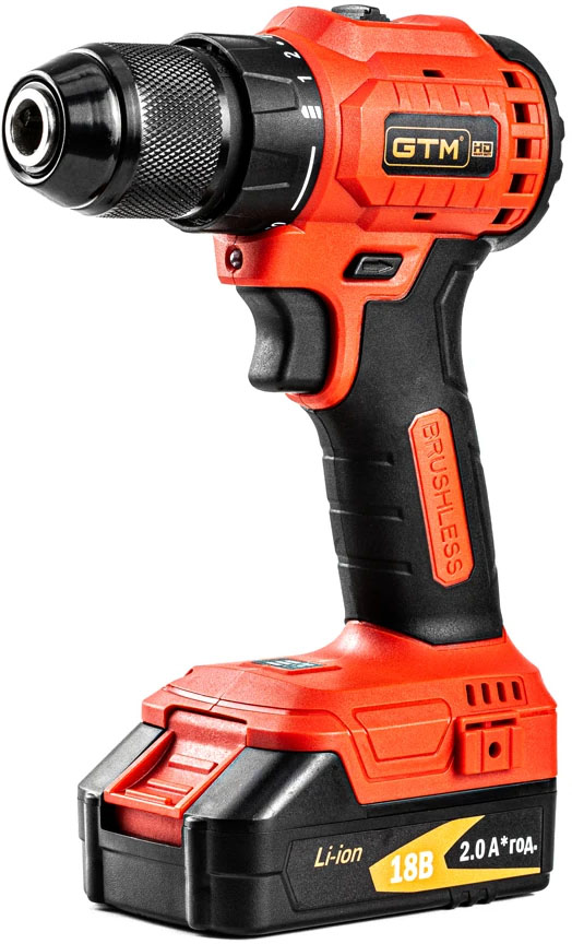 Дриль-шурупокрут GTM DS18/50BL (2897) ціна 4500 грн - фотографія 2