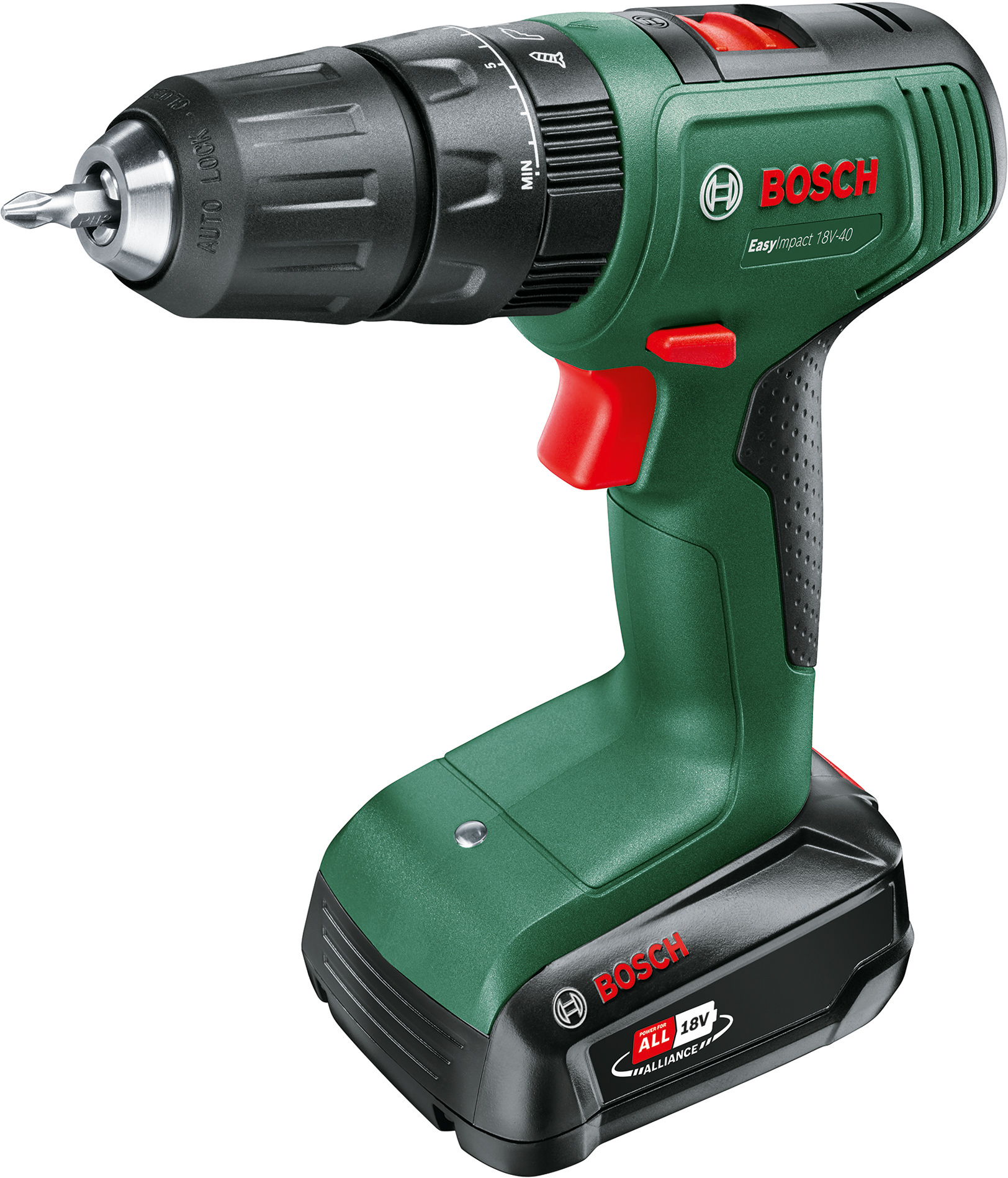 Дриль-шурупокрут Bosch EasyImpact 18V-40 (06039D8102) ціна 5250 грн - фотографія 2