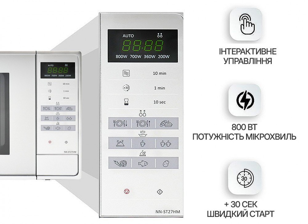 Микроволновая печь Panasonic NN-ST27HMZUE инструкция - изображение 6