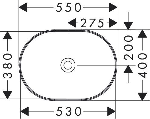 Hansgrohe Xuniva U 60166450 Габаритные размеры