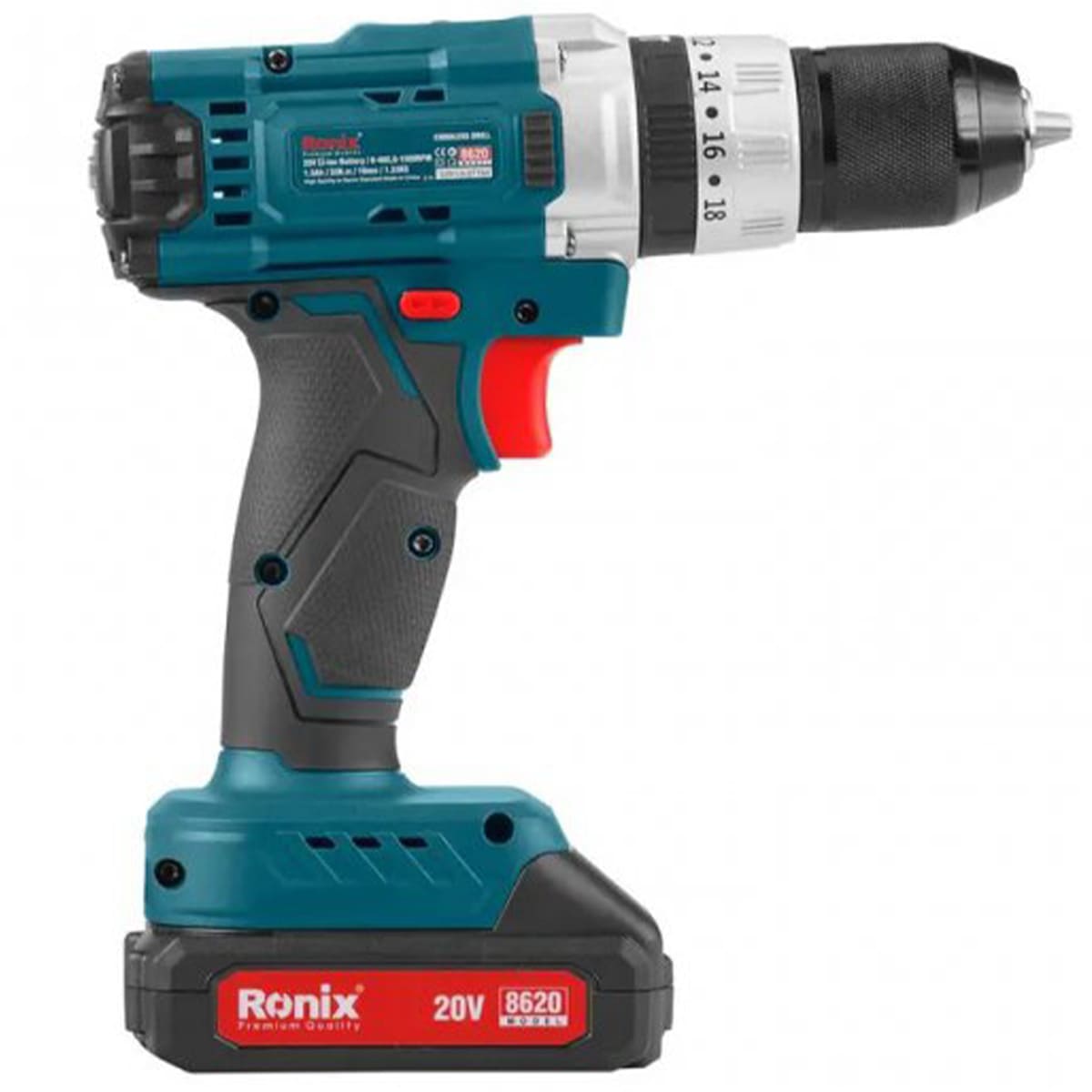 Дриль-шурупокрут Ronix 8620 зовнішній вигляд - фото 9