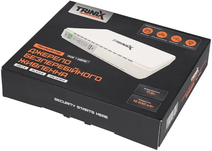 Источник бесперебойного питания Trinix TRX-MUPS-1748 PoE (42-00147) характеристики - фотография 7