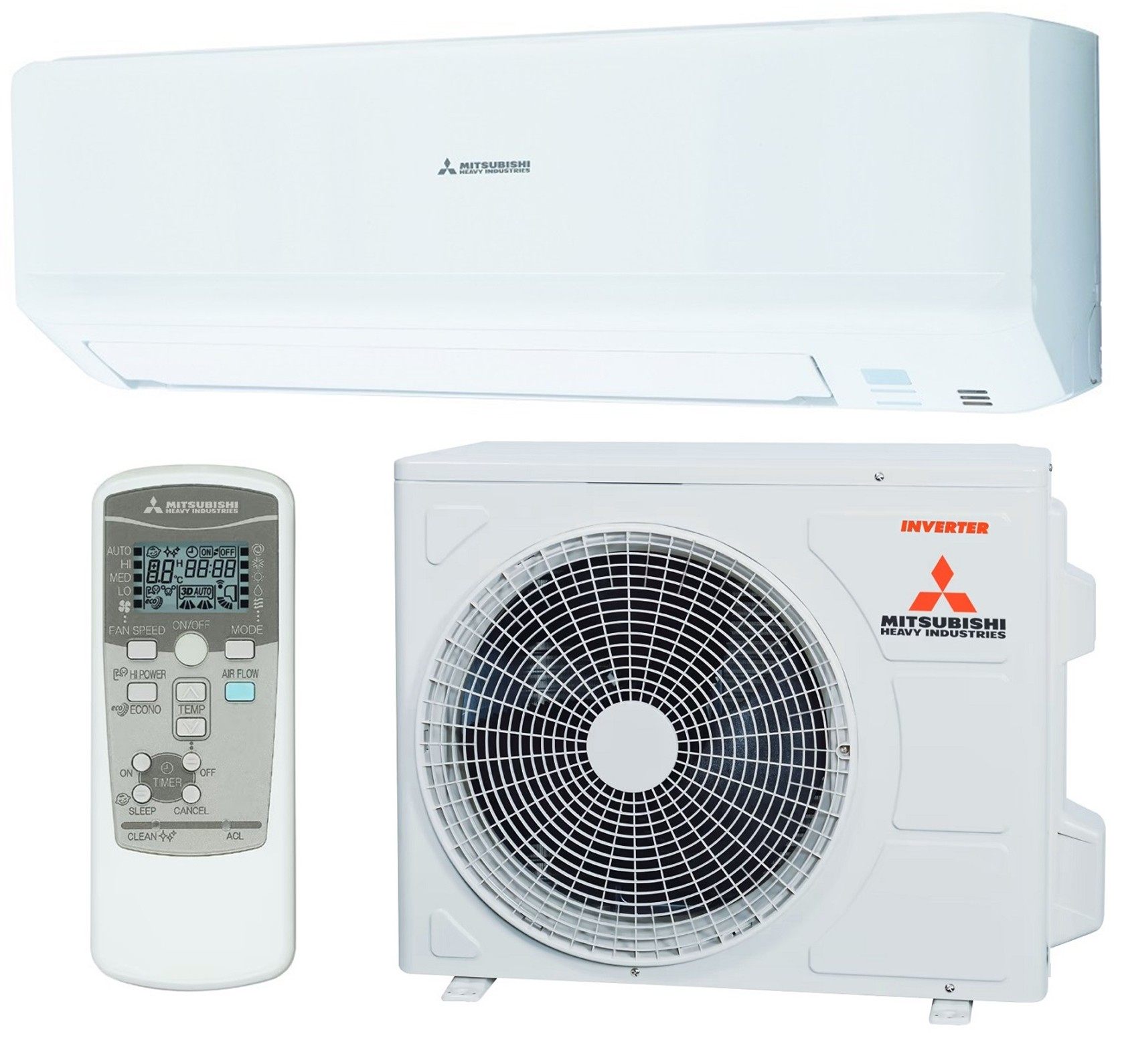 Mitsubishi Heavy Standard R32 SRK25ZSP-W/SRC25ZSP-W1